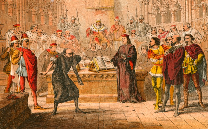 Shylock. "Je to zákon? od Robert Ambrose Dudley