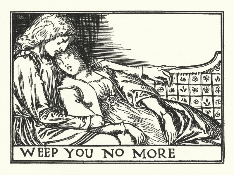 Už tě neplač (litho) od Robert Anning Bell
