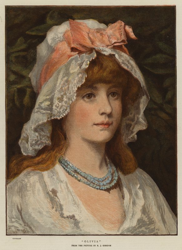 Olivia (chromolitho) od Robert James Gordon