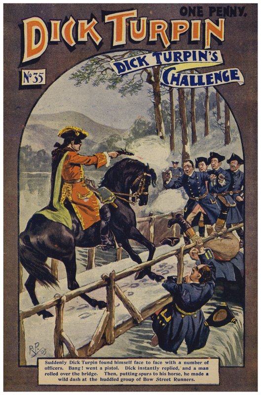 Dick Turpin (barevné lito) od Robert Prowse Jnr