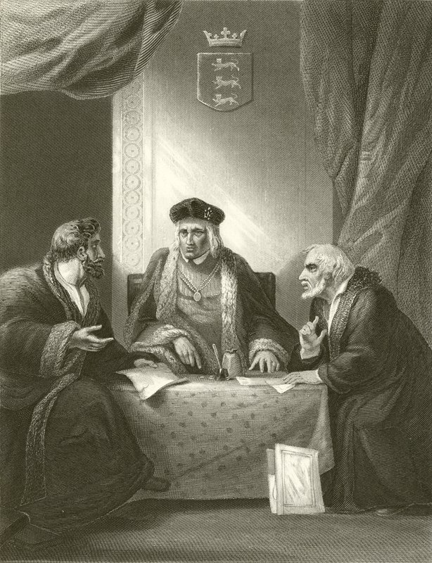 Jindřich VII s Empsonem a Dudleyem od Robert Smirke