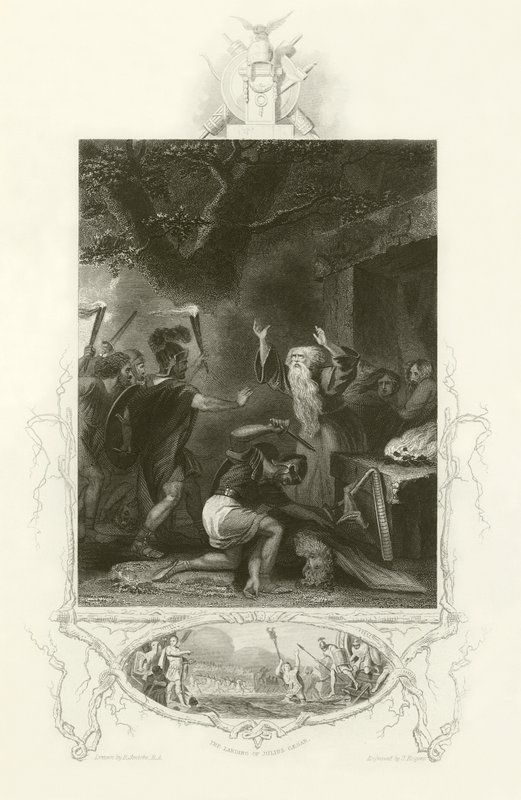 Masakr druidů od Robert Smirke