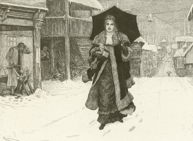 Lady Bountiful (hlubotisk) od Robert Walker Macbeth