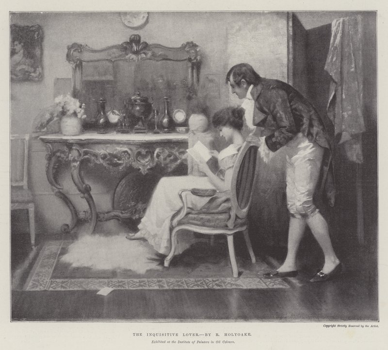 Zvídavý milenec od Rowland Holyoake