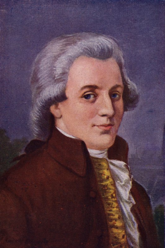 Mozart (barevné lito) od Rudolf Klingsbogl