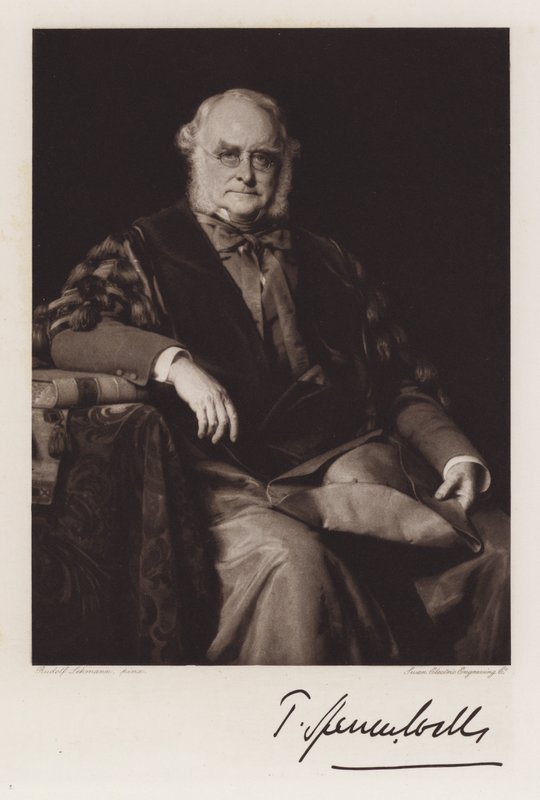 Sir Thomas Spencer Wells (litho) od Rudolf Lehmann