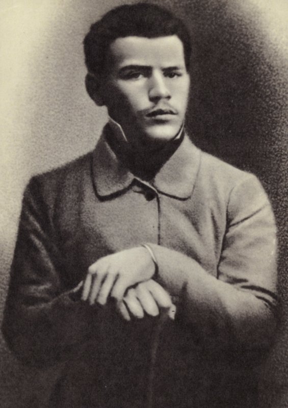 L N Tolstoj, Moskva, 1851 od Russian Photographer