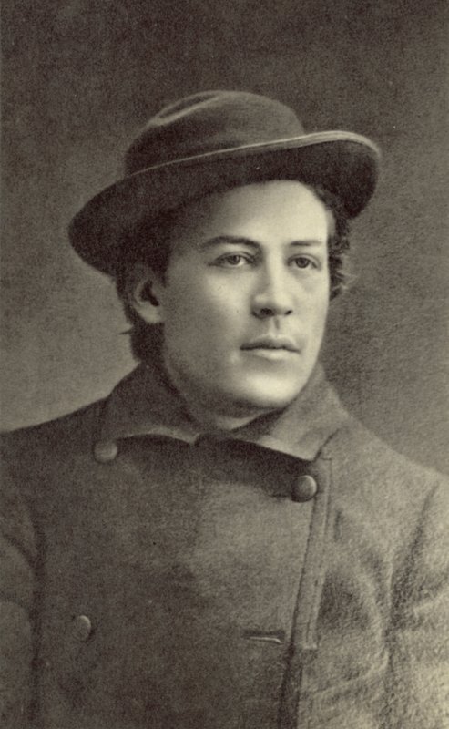 Anton Čechov, ruský dramatik, Moskva, 1883 od Russian Photographer