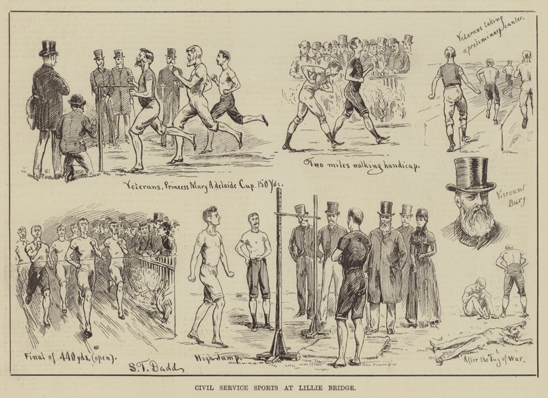 Civil Service Sports na Lillie Bridge od S.T. Dadd
