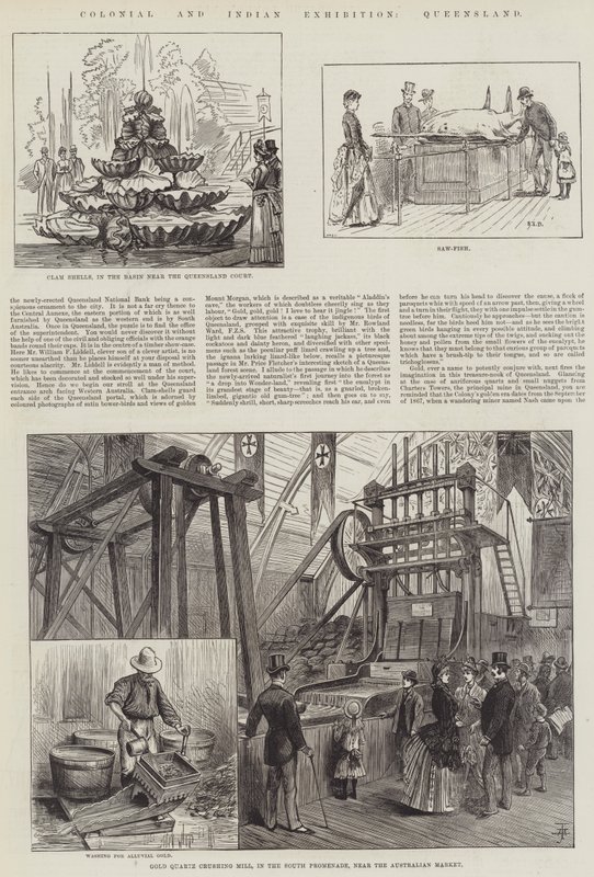 Koloniální a indická výstava, Queensland od S.T. Dadd