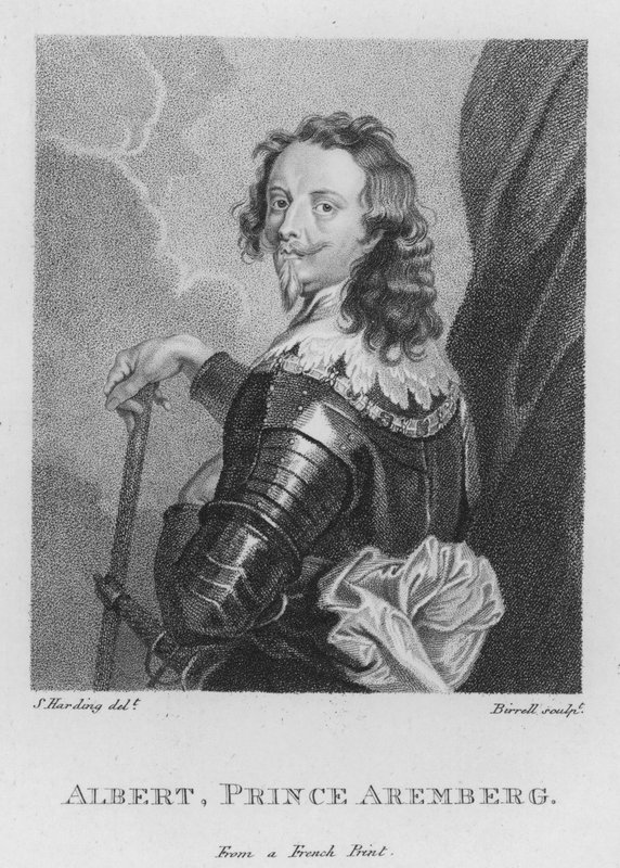 Albert, princ Aremberg (rytina) od S. (after) Harding