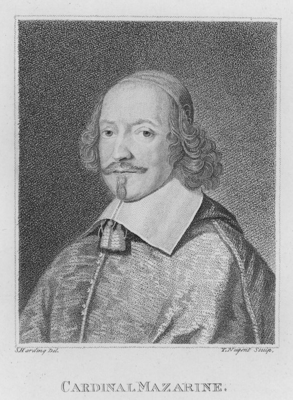 Kardinál Mazarine (rytina) od S. (after) Harding