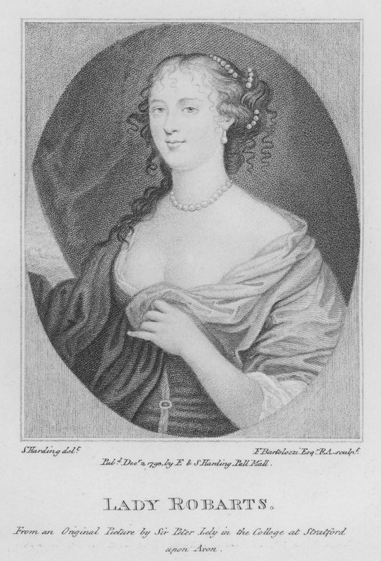 Lady Robarts (rytina) od S. (after) Harding