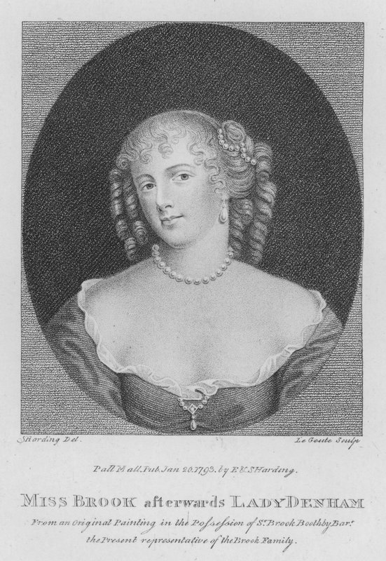 Slečna Brook poté Lady Denham (rytina) od S. (after) Harding