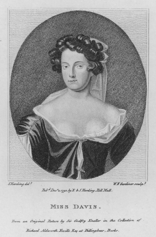 Slečna Davisová (rytina) od S. (after) Harding