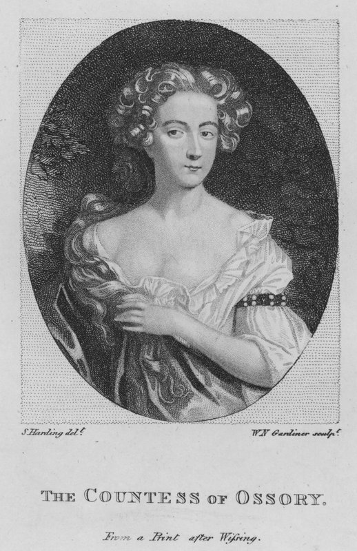 Hraběnka z Ossory (rytina) od S. (after) Harding