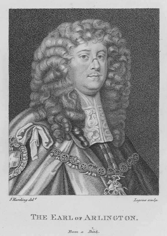 Hrabě z Arlingtonu (rytina) od S. (after) Harding