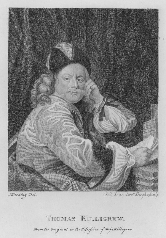 Thomas Killigrew (rytina) od S. (after) Harding