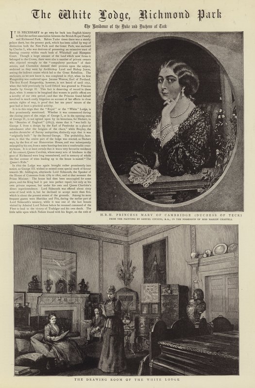 The White Lodge, Richmond Park od Samuel Cousins