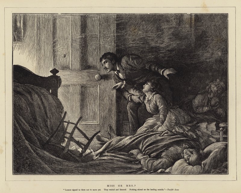 slečna nebo paní od Samuel Luke Fildes