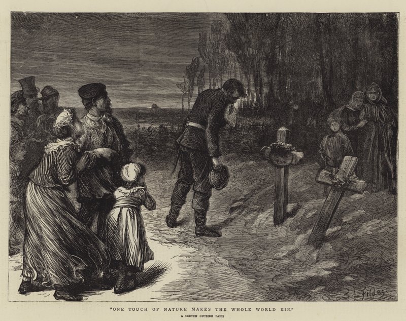 Jeden dotek přírody dělá celý svět příbuzným od Samuel Luke Fildes