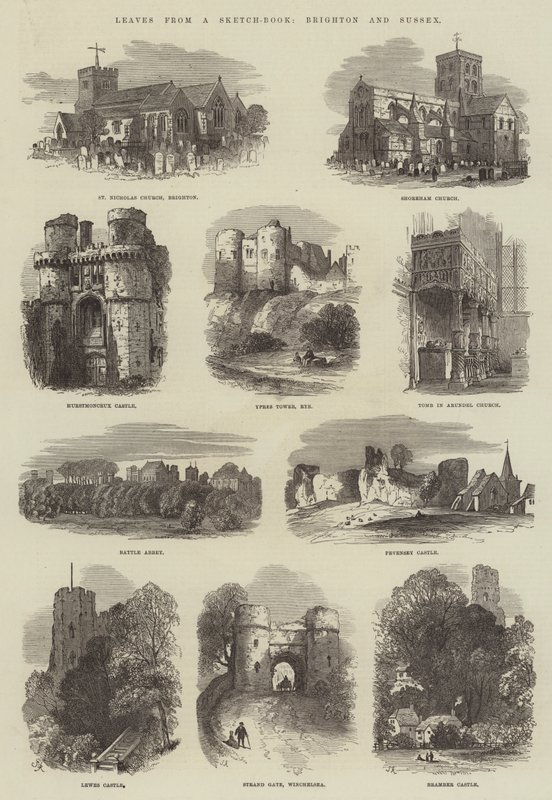 Listy ze Sketch-Book, Brighton a Sussex od Samuel Read