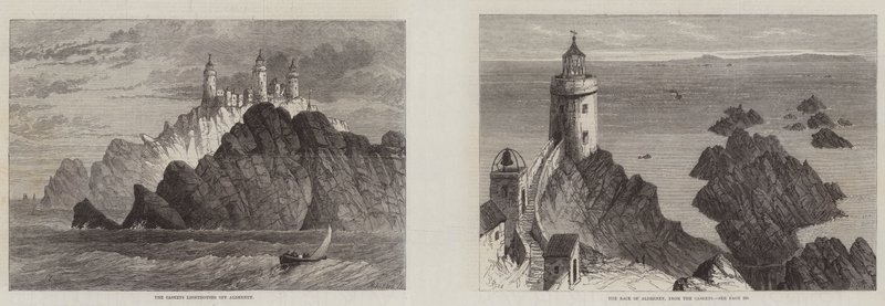 Majáky v Alderney od Samuel Read