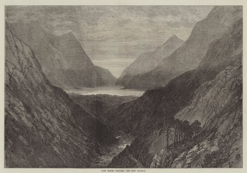 Loch Maree, Dingwall a Skye Railway od Samuel Read