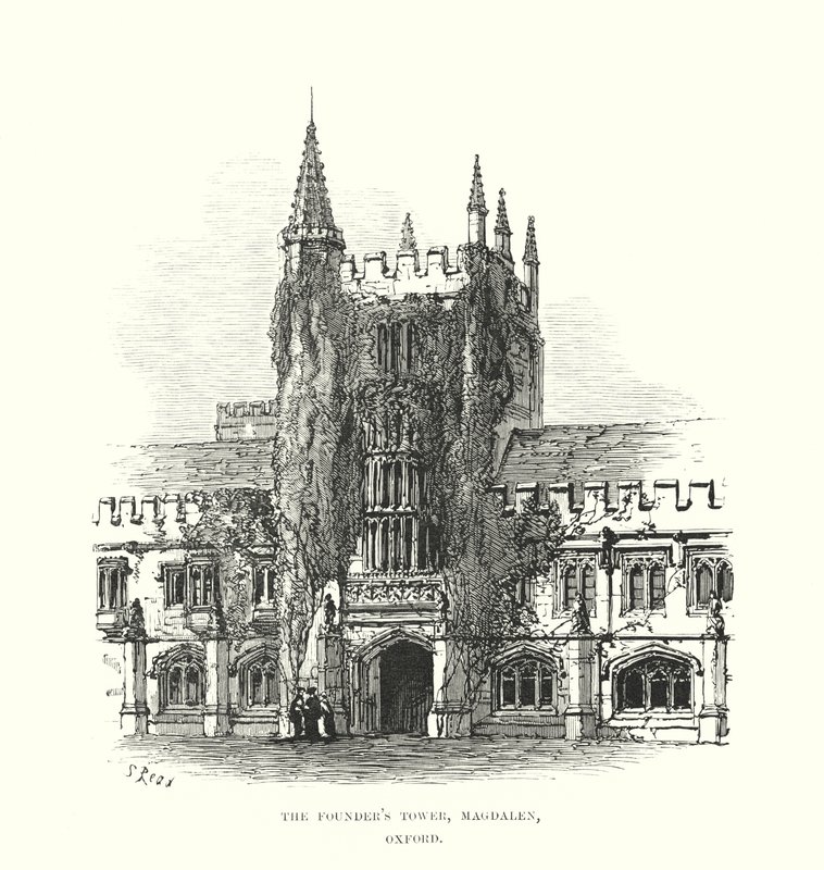 The Founders Tower, Magdalen, Oxford od Samuel Read