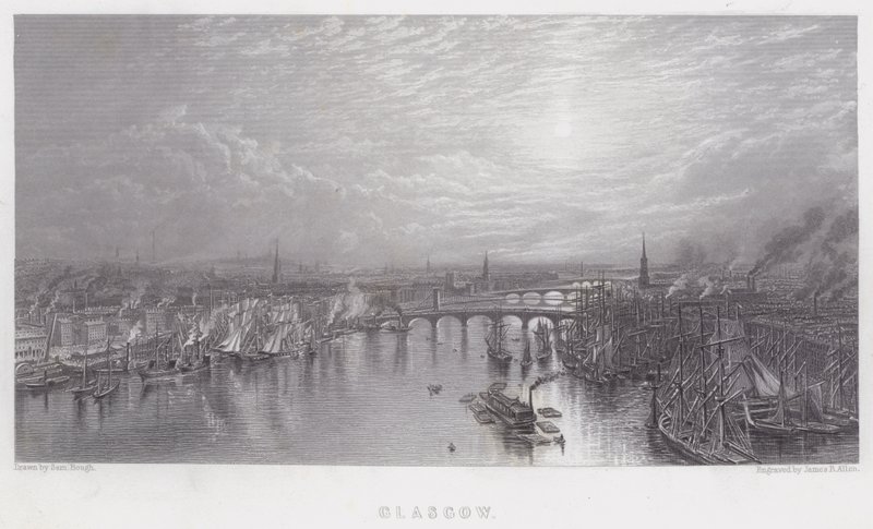 Glasgow (rytina) od Samuel (after) Bough