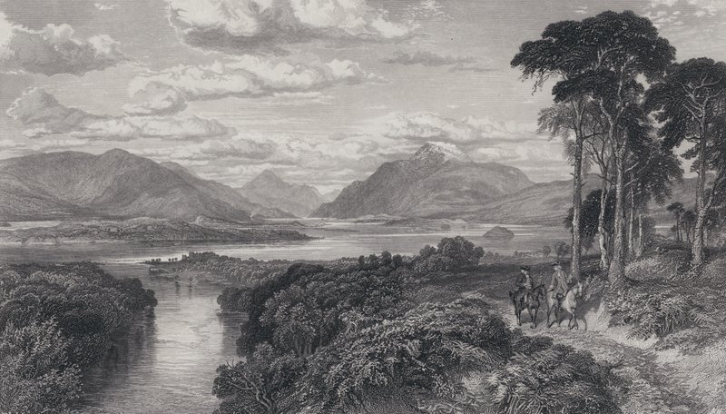 Ilustrace pro Rob Roy (rytina) od Samuel (after) Bough