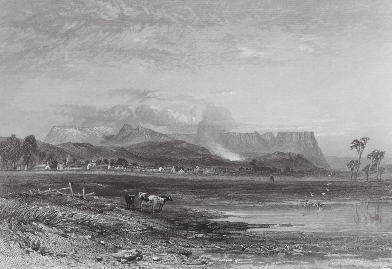 Austrálie: Perth, Tasmánie (rytina) od Samuel (after) Prout