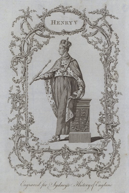Henry V (rytina) od Samuel (after) Wale