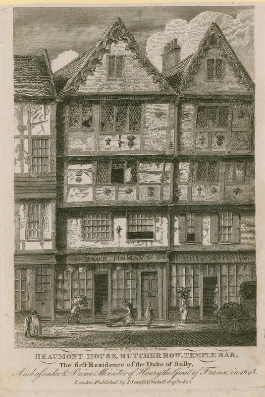 Beaumont House, Butcher Row, Temple Bar od Samuel Rawle