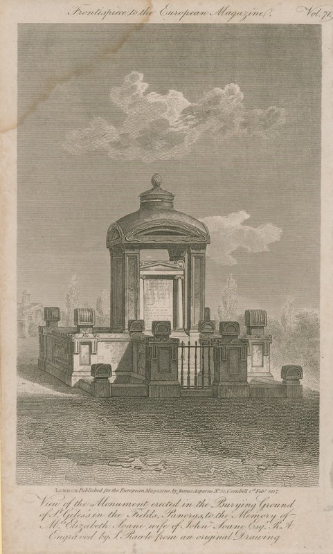Památník Elizabeth Soane od Samuel Rawle
