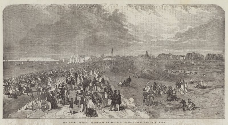 The Naval Review, Promenade on Southsea Common od Samuel Read