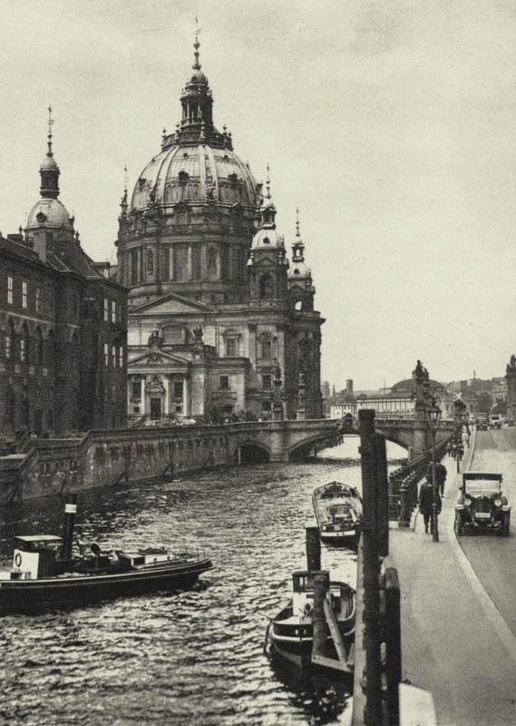 Berlín: Dom; Katedrála (černobílá fotografie) od Sasha Stone