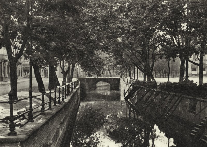 Potsdam, Am Canal (černobílá fotografie) od Sasha Stone