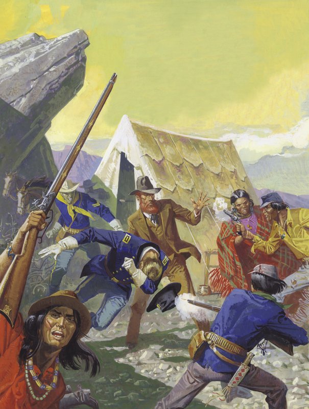 Indiáni kmene Modoc od Severino Baraldi