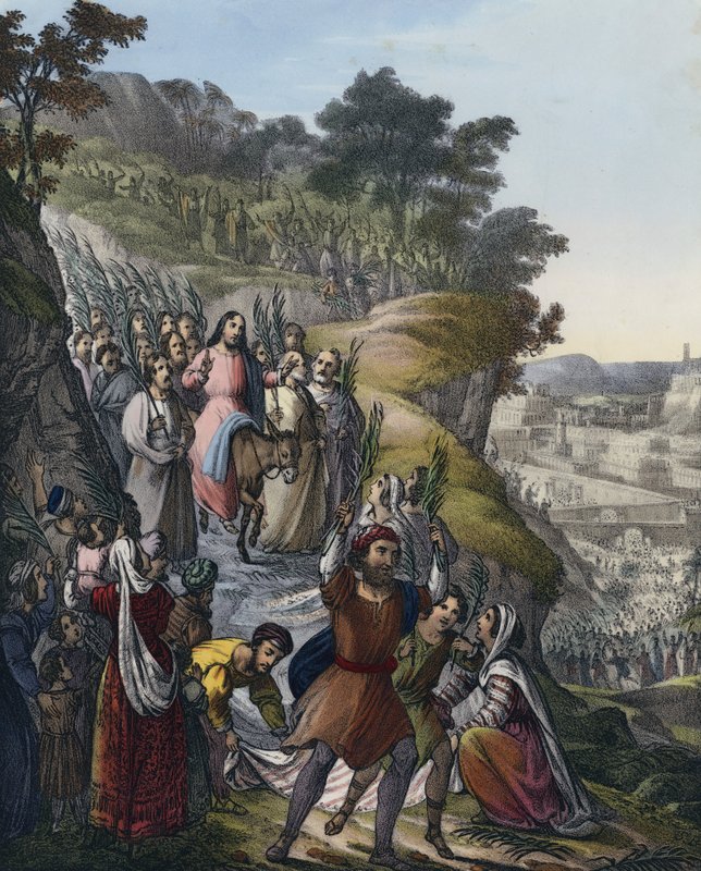 Kristův triumfální vjezd do Jeruzaléma od Siegfried Detler Bendixen