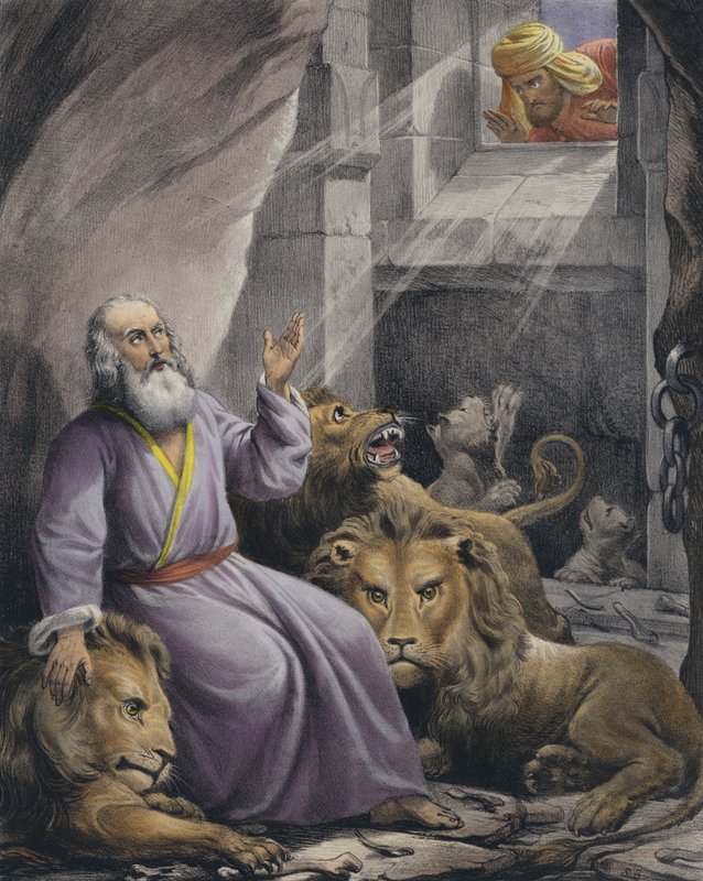 Daniel v jámě lvové od Siegfried Detler Bendixen