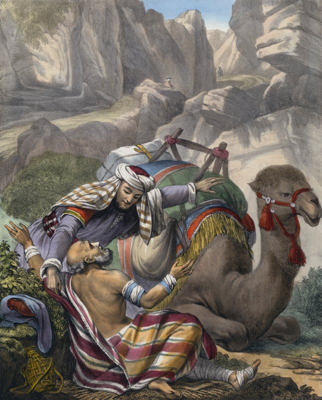 Soucitný Samaritán od Siegfried Detler Bendixen