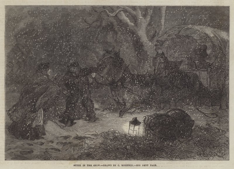 Uvízl ve sněhu od Sir John Charles Robinson