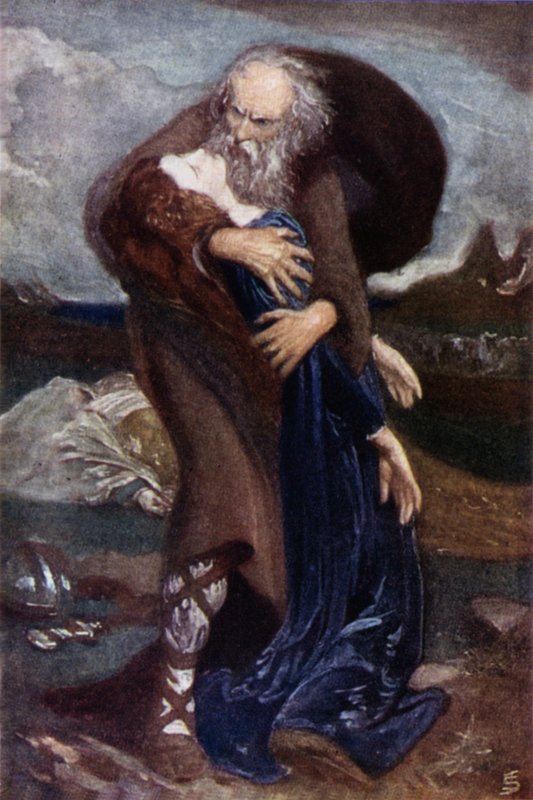 král Lear od Solomon Joseph Solomon
