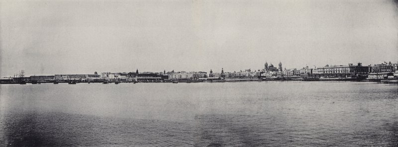Cádiz: Vista General (černobílá fotografie) od Spanish Photographer