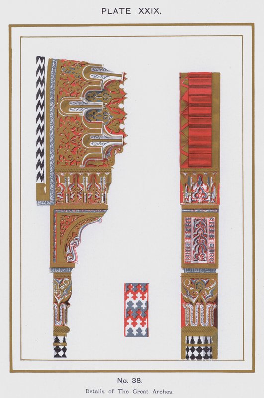 Podrobnosti o The Great Arches (barevné lito) od Spanish School
