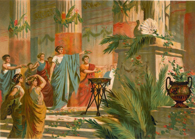 Slavnosti římských matrón od Spanish School