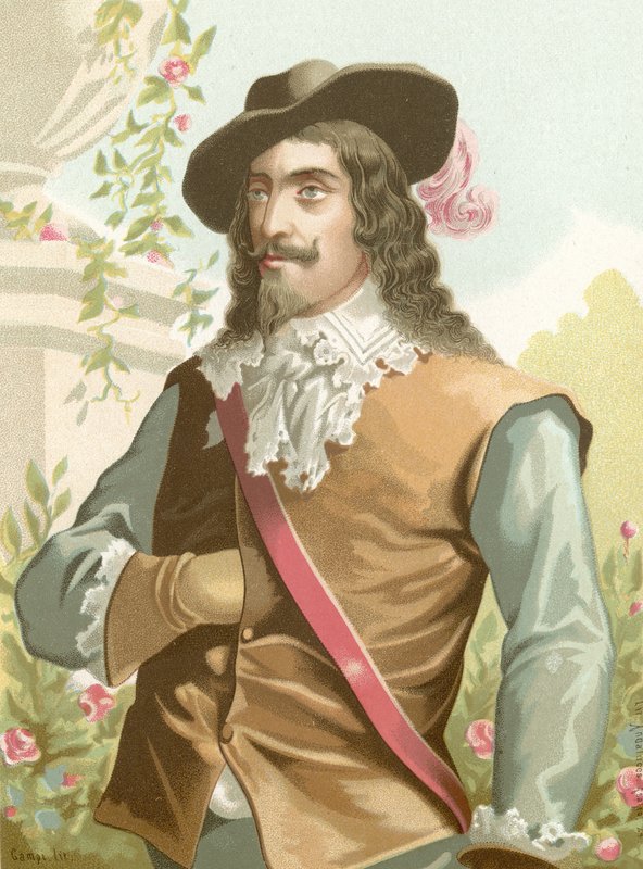 Anglický král Karel I od Spanish School