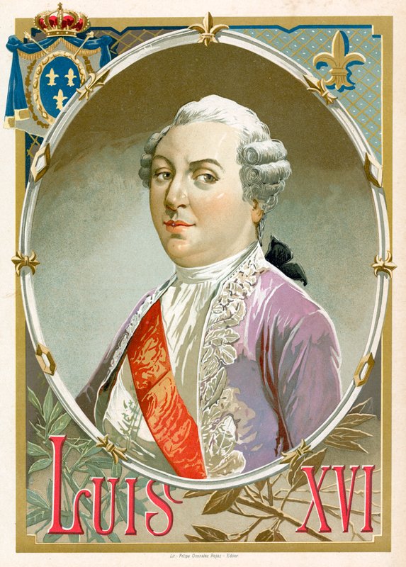 Francouzský král Ludvík XVI. od Spanish School