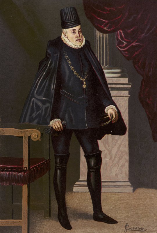 Filip II., španělský král od Spanish School